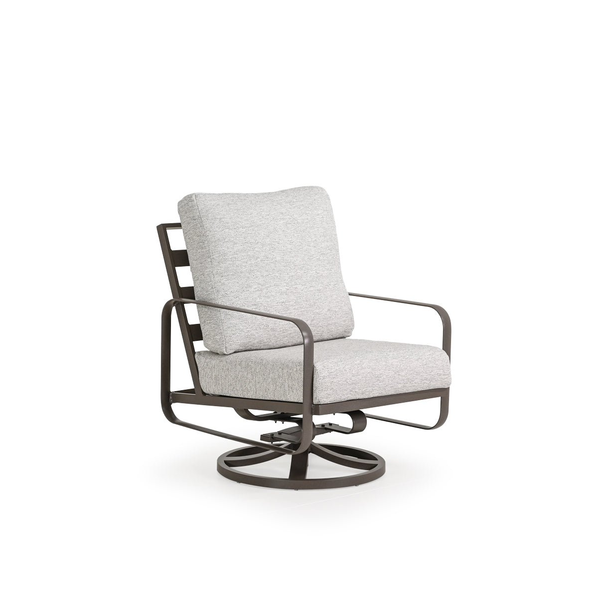 Brasilia Outdoor Aluminum Swivel Action Lounger