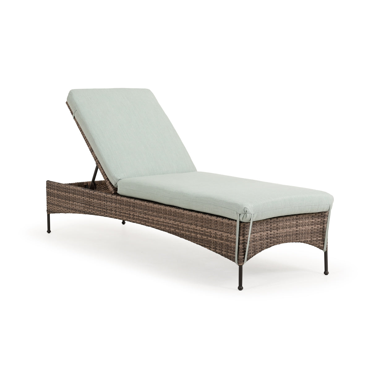 Garden Terrace Outdoor Wicker Chaise Lounge