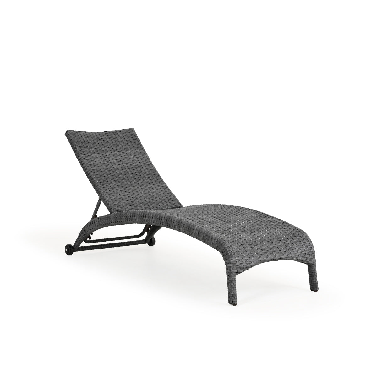 Kokomo Contemporary Outdoor Wicker Armless Chaise Lounge