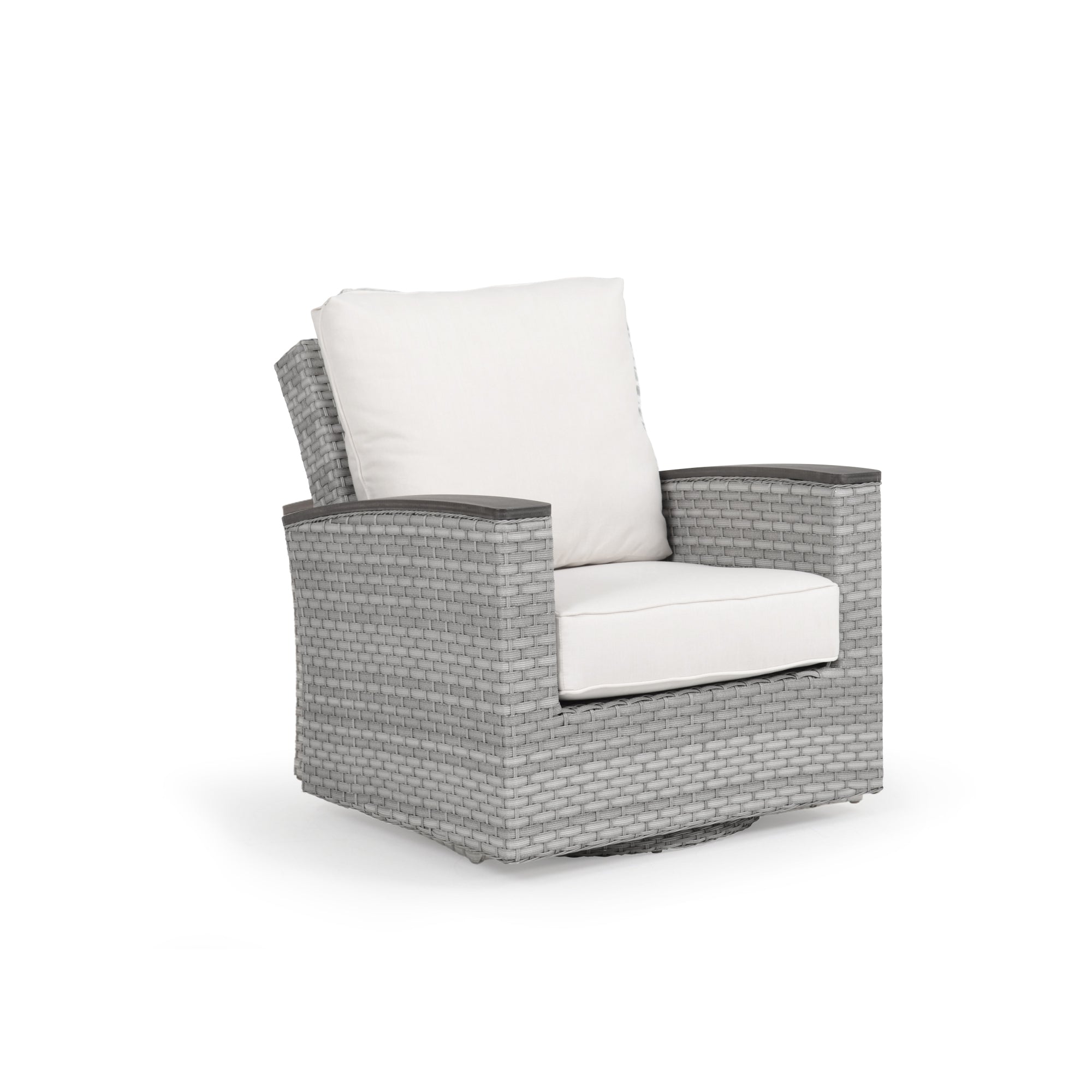Retreat Outdoor Wicker Swivel Glider - Leaders Furniture
