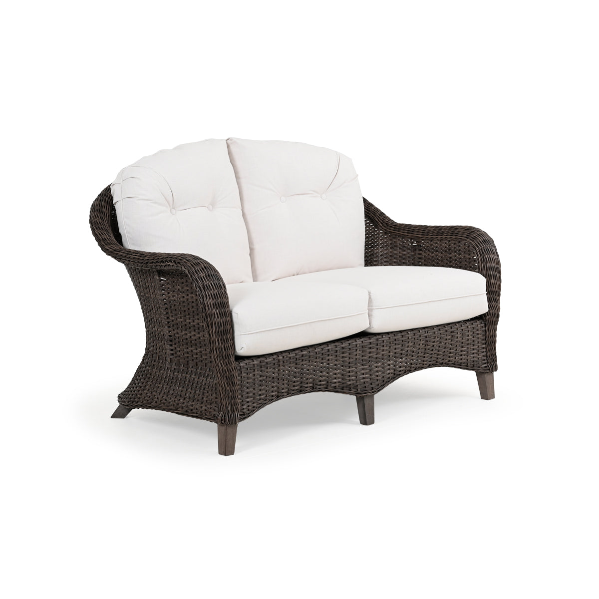 Sanibel Outdoor Wicker Loveseat - Leaders Furniture