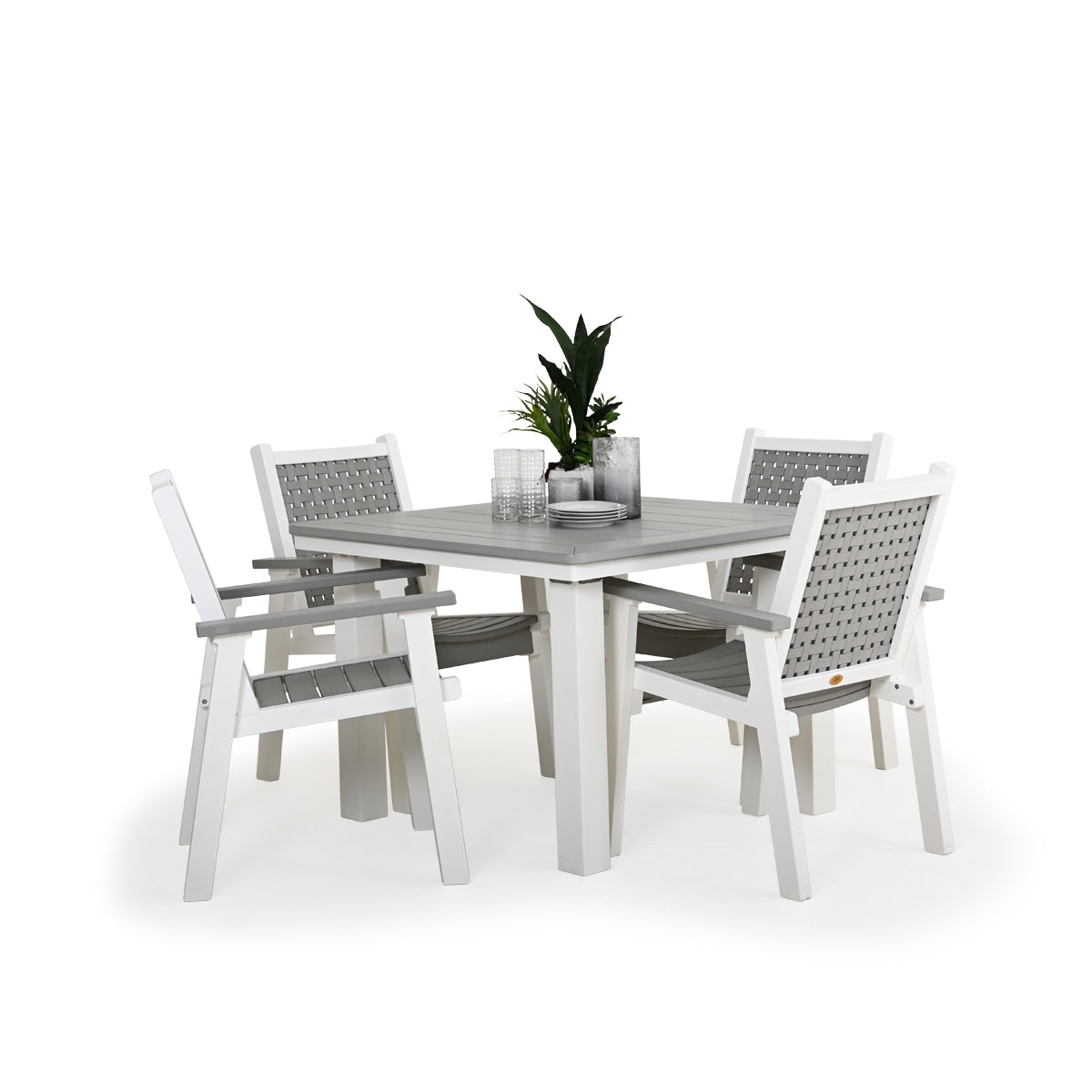 Marina Outdoor Poly Lumber 5 Piece Dining Set