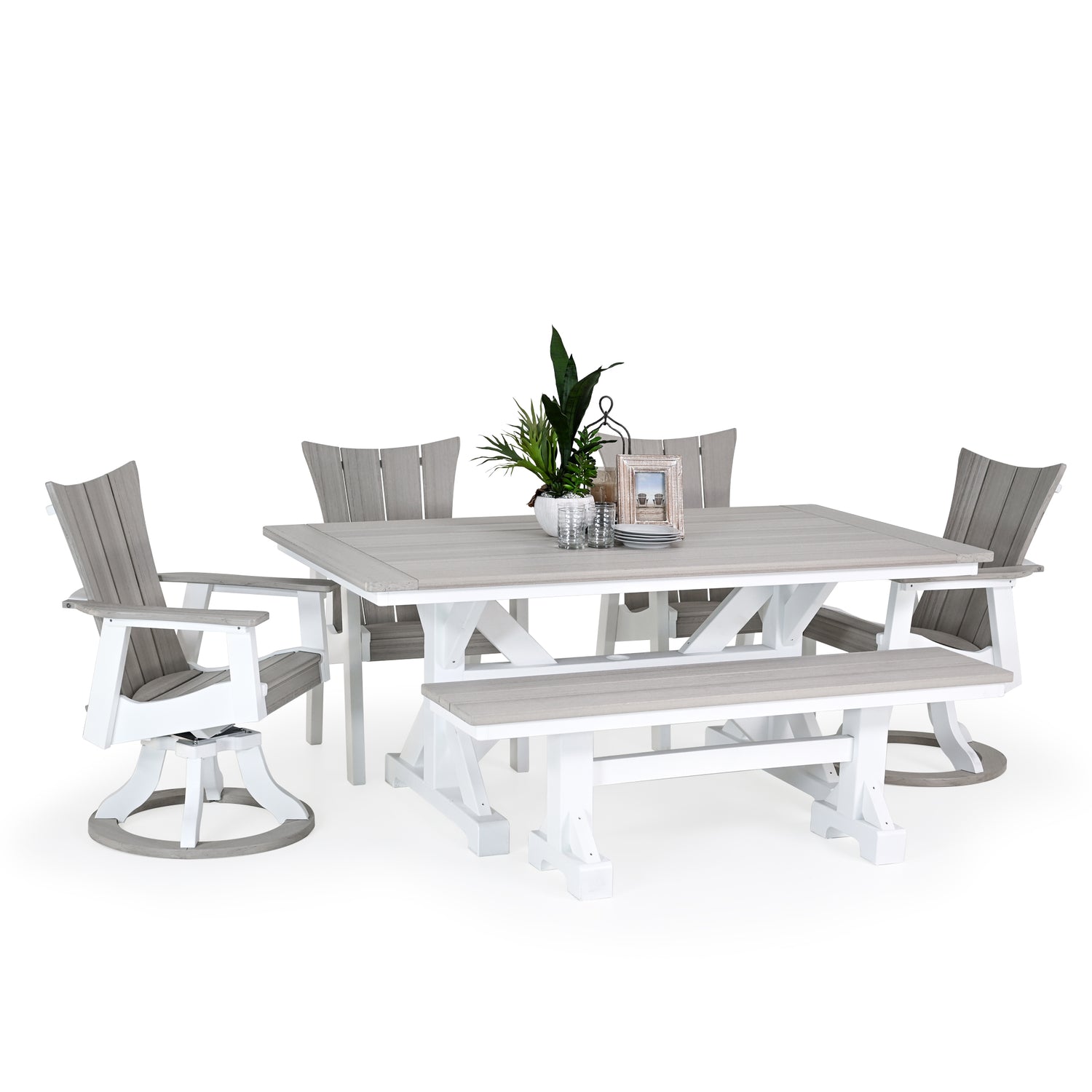 WAVZ Poly Lumber 5' Dining Bench