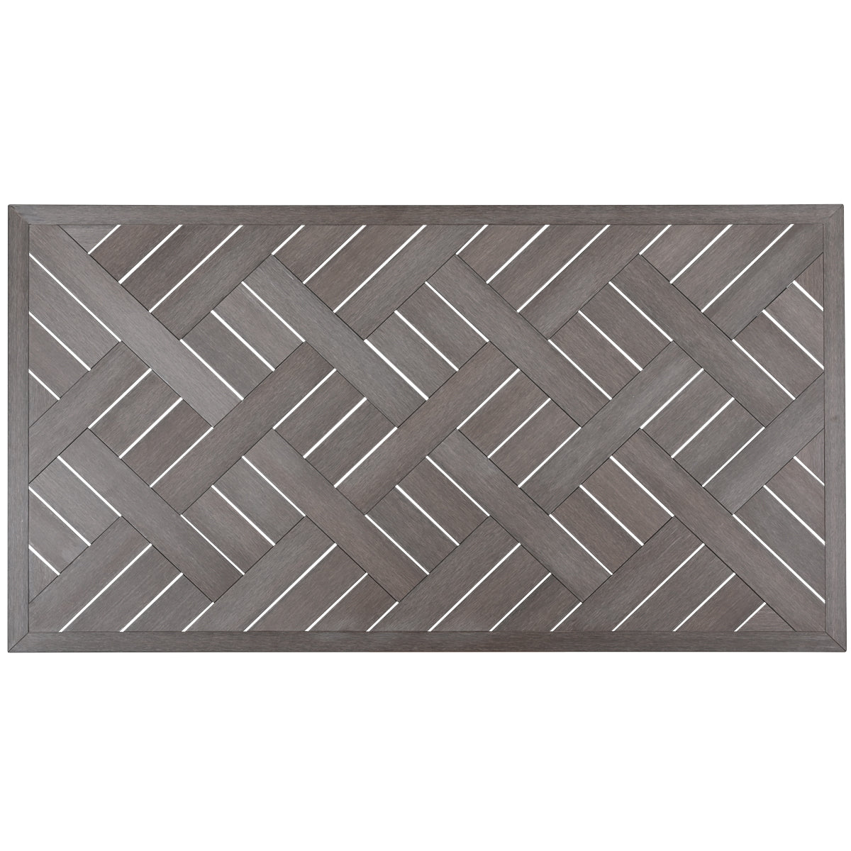 Sanibel Outdoor Wicker 42" x 75" Rectangle Dining Table