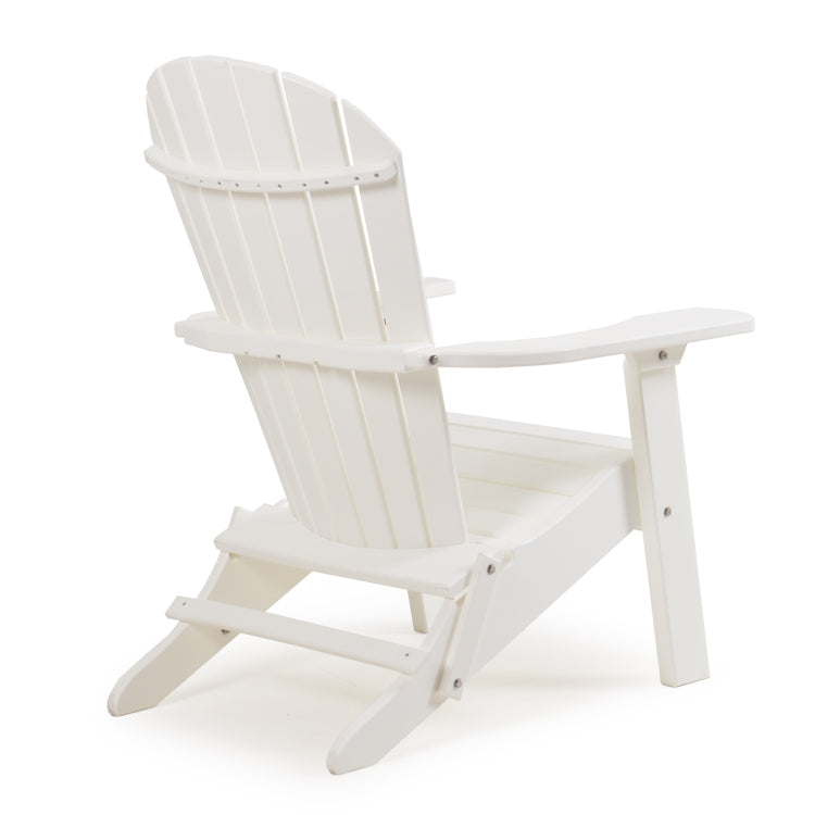 Oceanside Outdoor Folding Poly Lumber Adirondack Chair