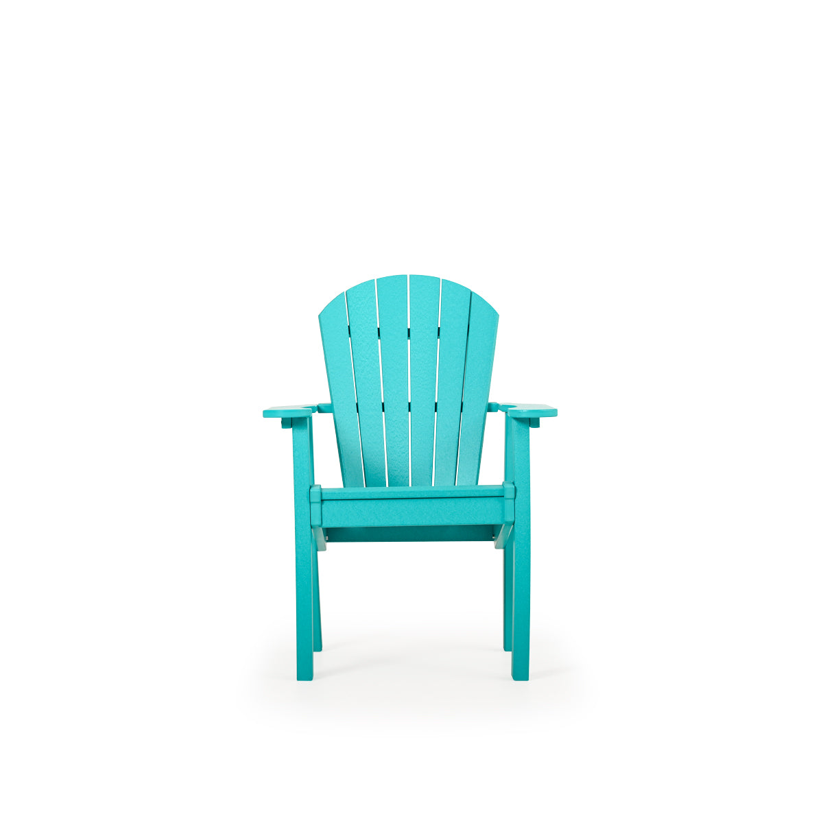 Oceanside Outdoor Poly Lumber Dining Arm Chair in Turquoise