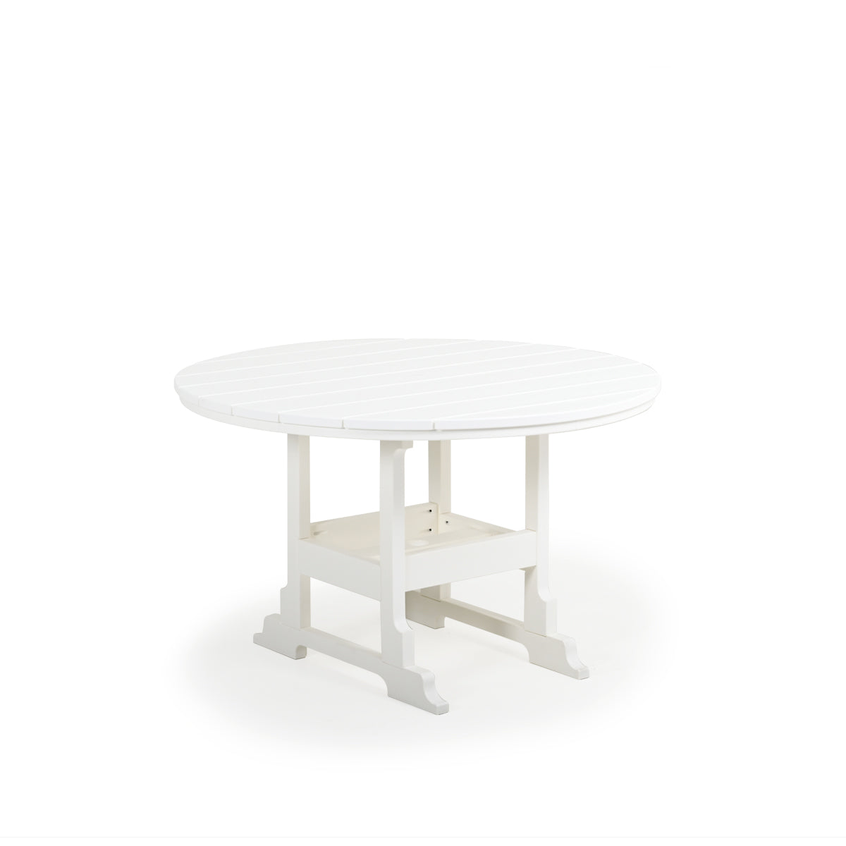 Oceanside Outdoor 48" Round Poly Lumber Dining Table