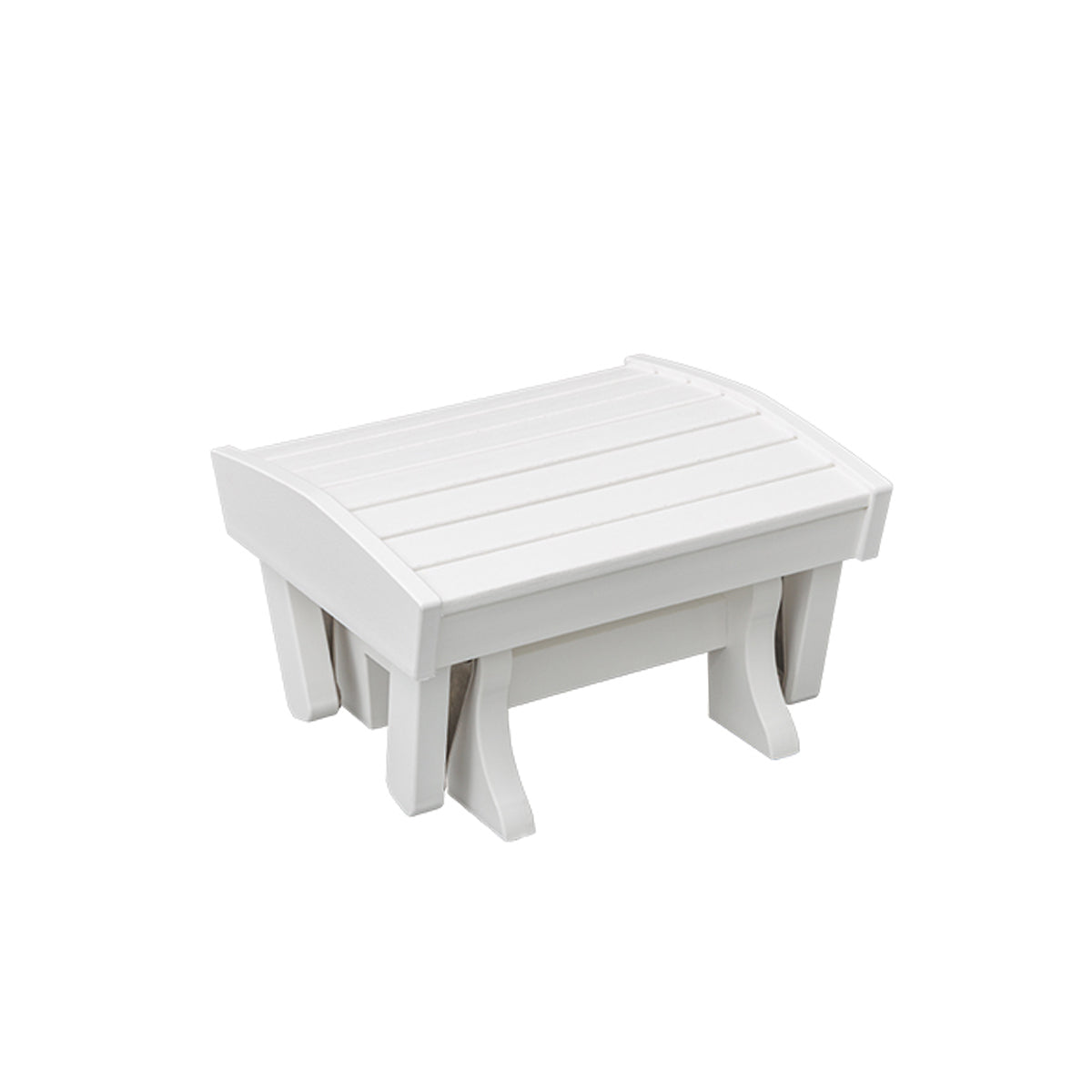 Oceanside Outdoor Poly Lumber Gliding Ottoman