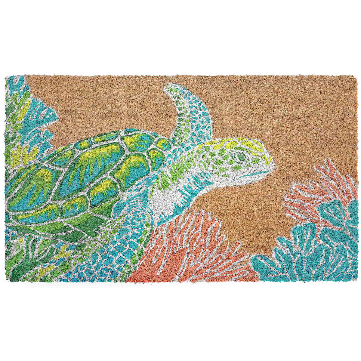 Sea Turtle Welcome Mat 18" x 30"