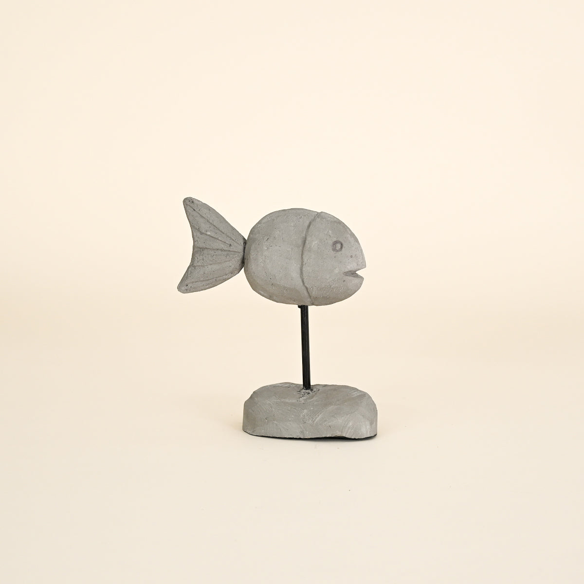 Stone Fish on Stand, Small