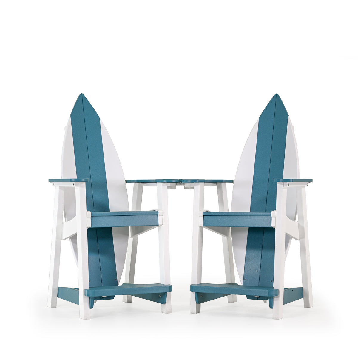 Surfside Poly Lumber Counter Height Settee