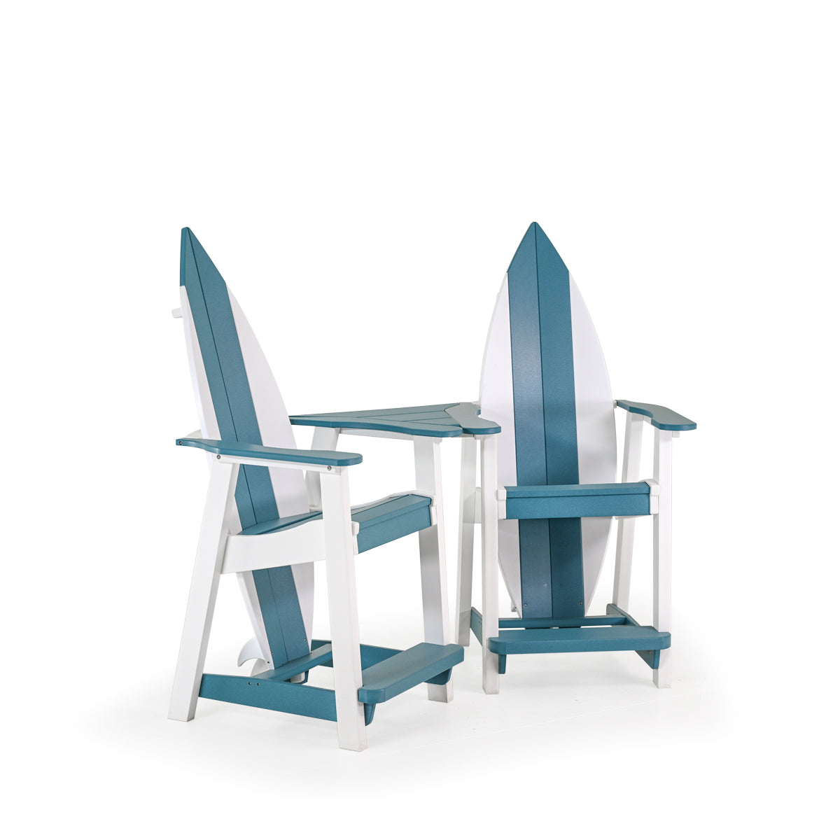 Surfside Poly Lumber Counter Height Settee
