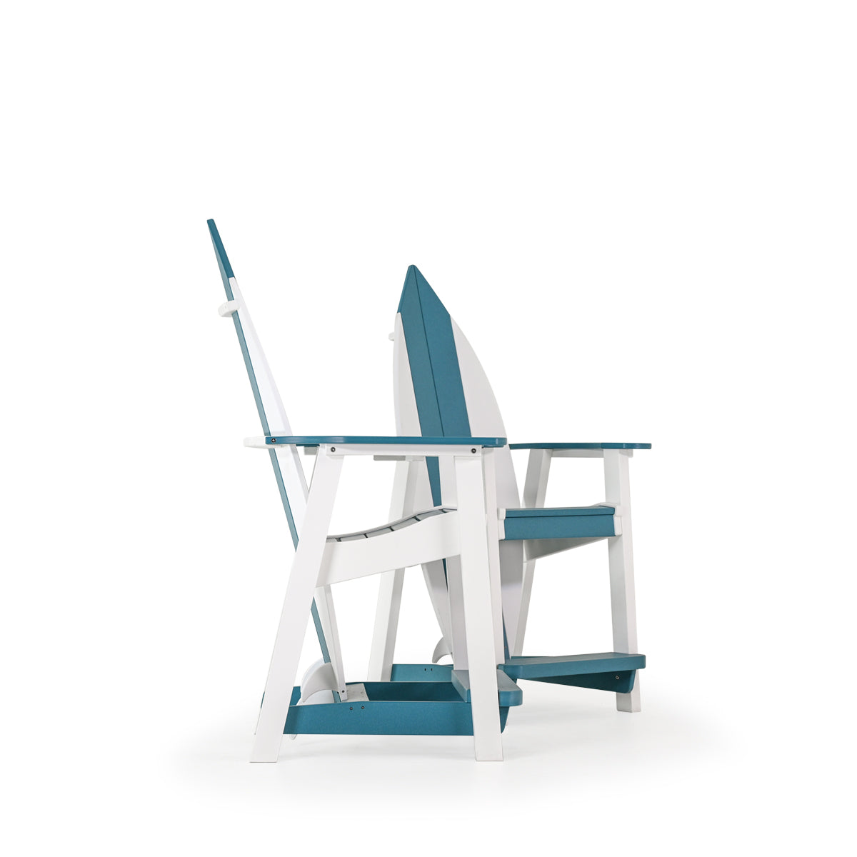 Surfside Poly Lumber Counter Height Settee