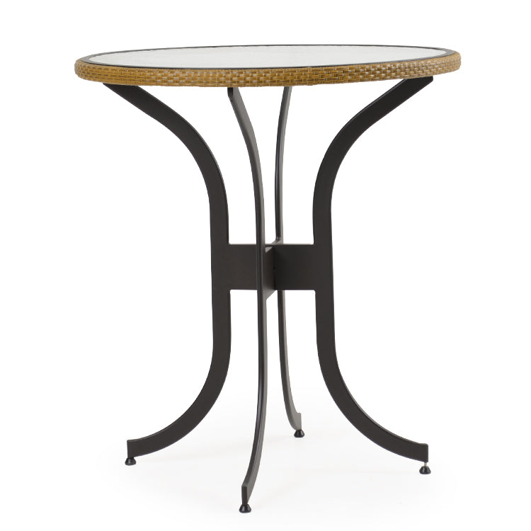 Empire Outdoor Wicker 36" Round Bar Height Table