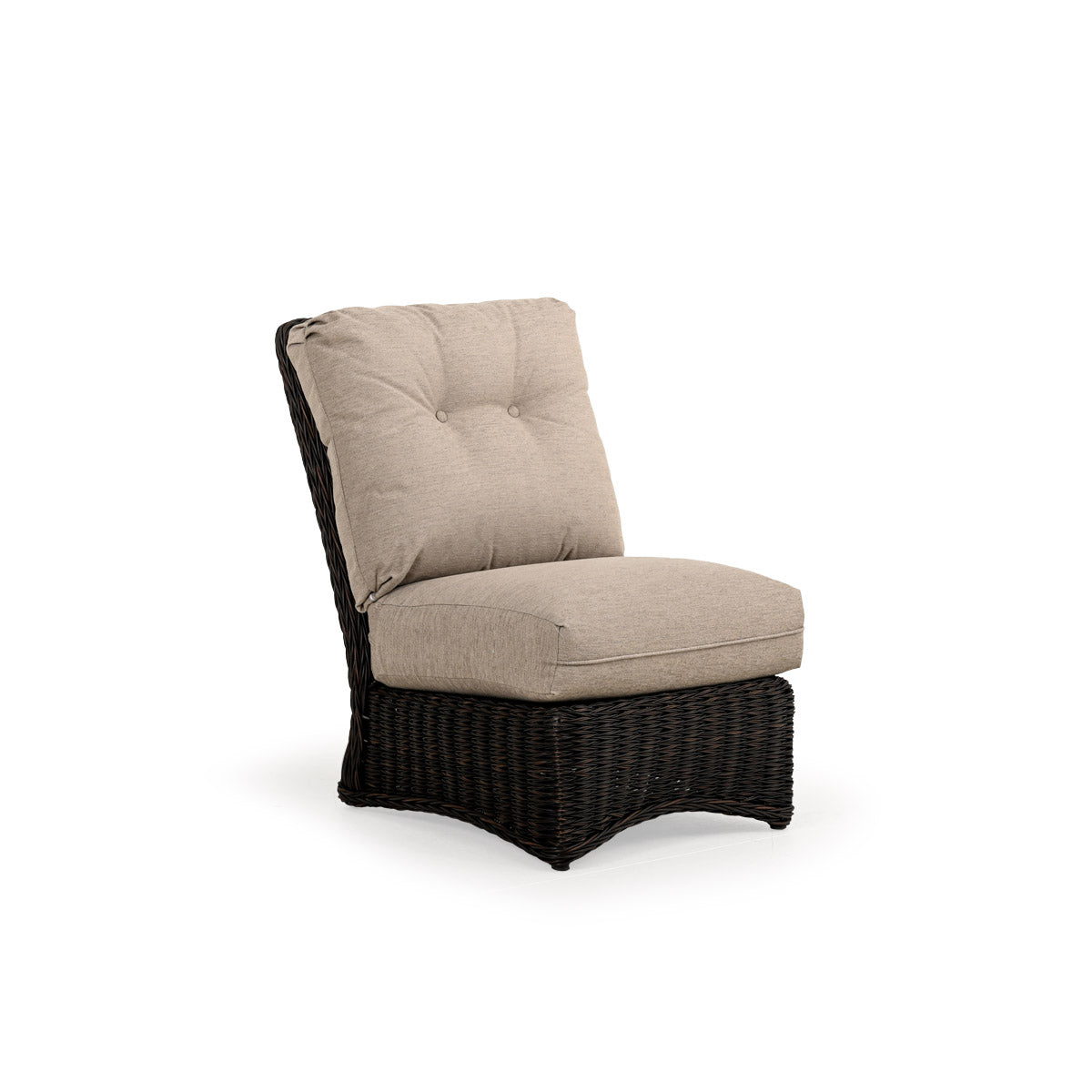 Maldives Outdoor Wicker Armless Chair