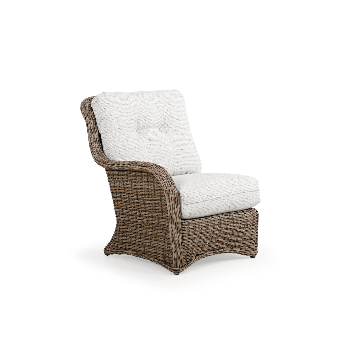 Maldives Outdoor Wicker Left Facing Arm Chair