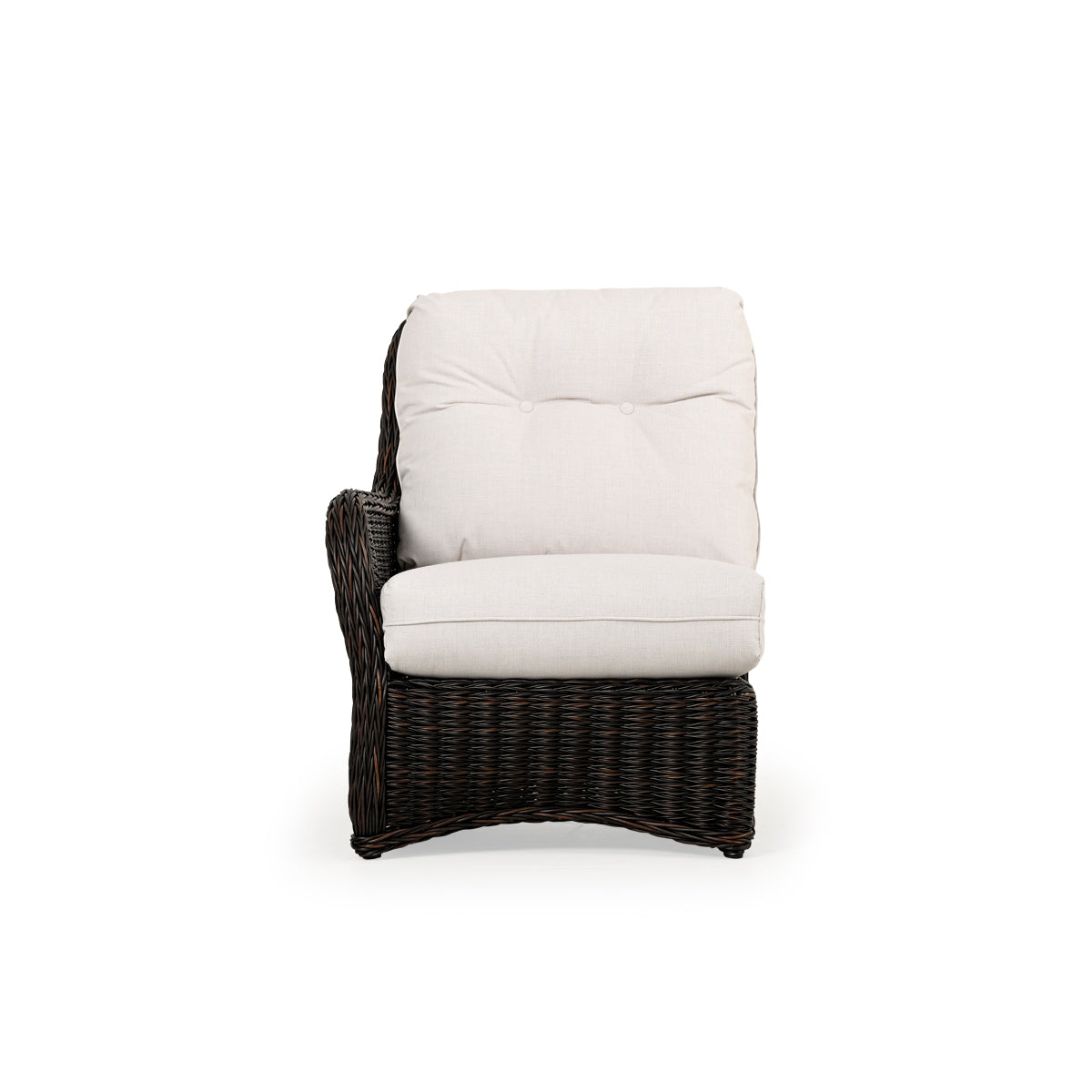 Maldives Outdoor Wicker Left Facing Arm Chair