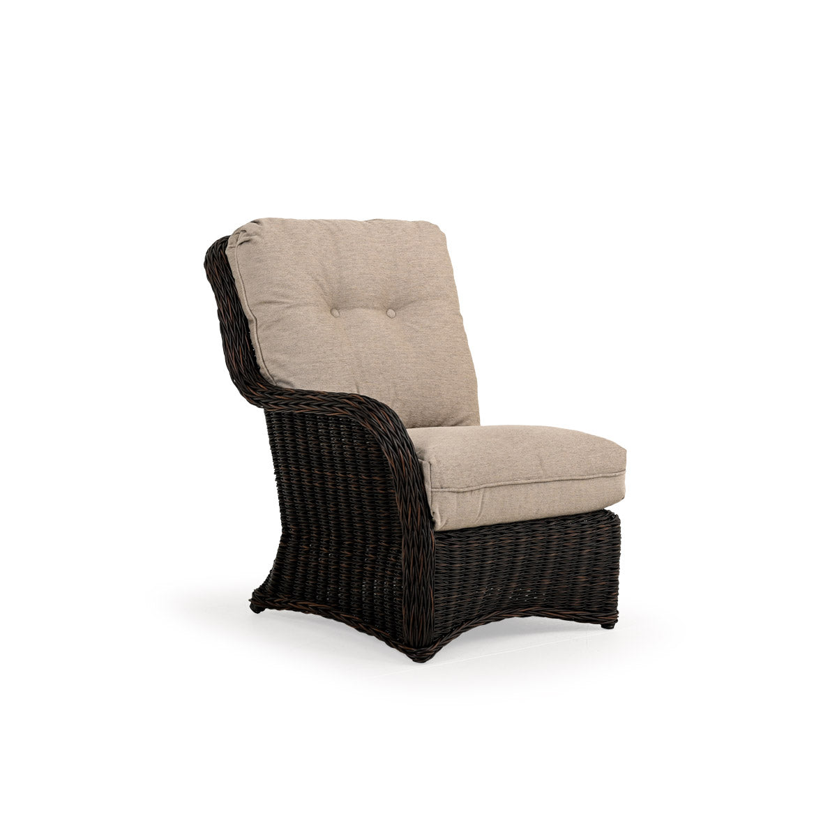 Maldives Outdoor Wicker Left Facing Arm Chair