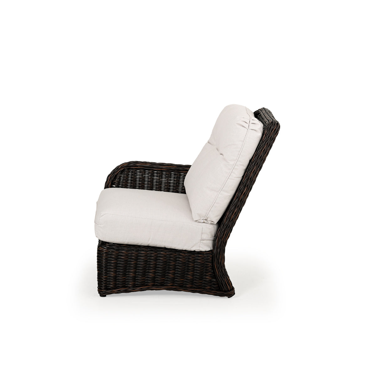 Maldives Outdoor Wicker Left Facing Arm Chair