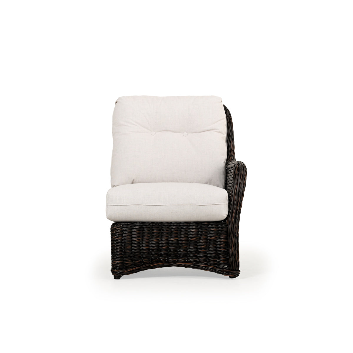 Maldives Outdoor Wicker Right Facing Arm Chair