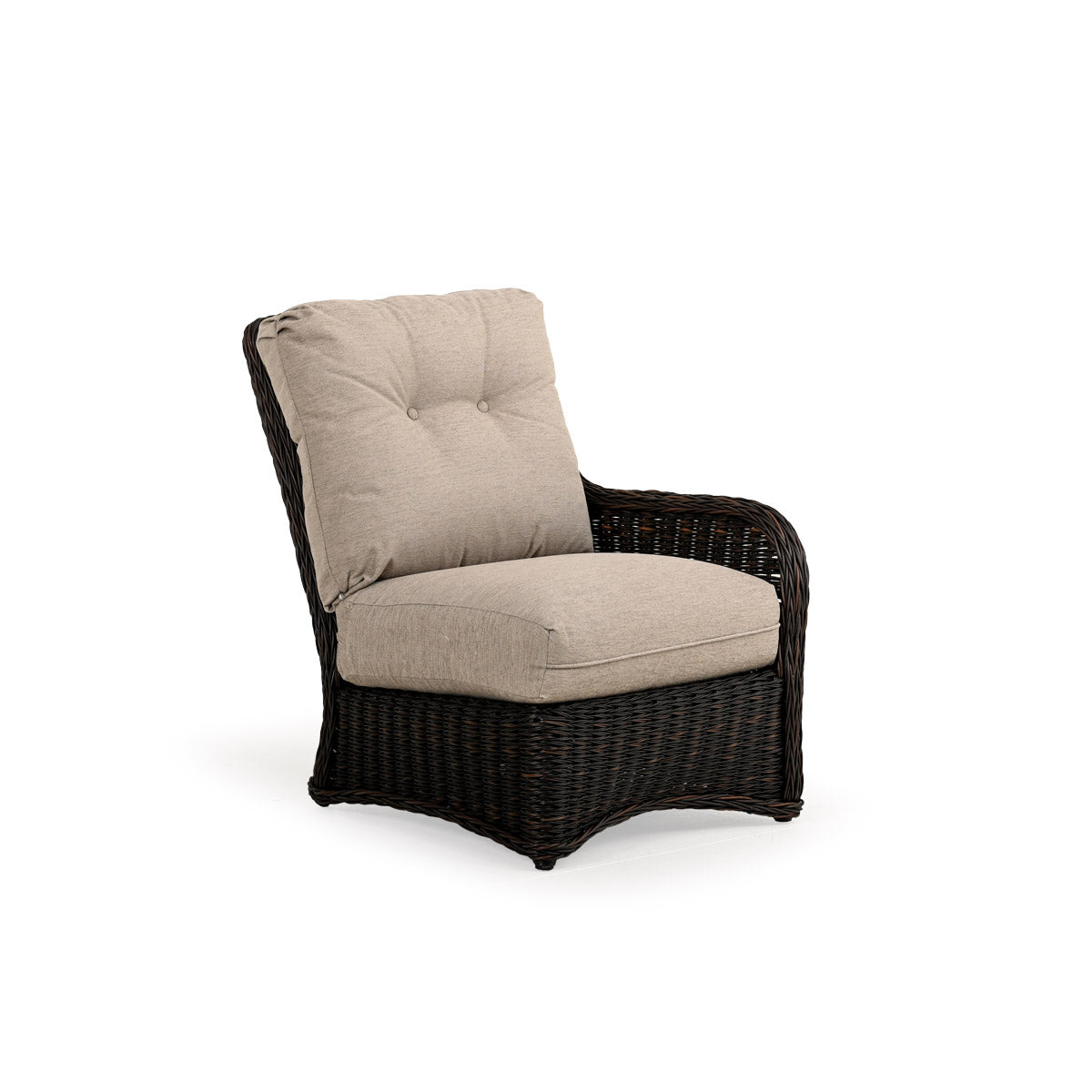 Maldives Outdoor Wicker Right Facing Arm Chair