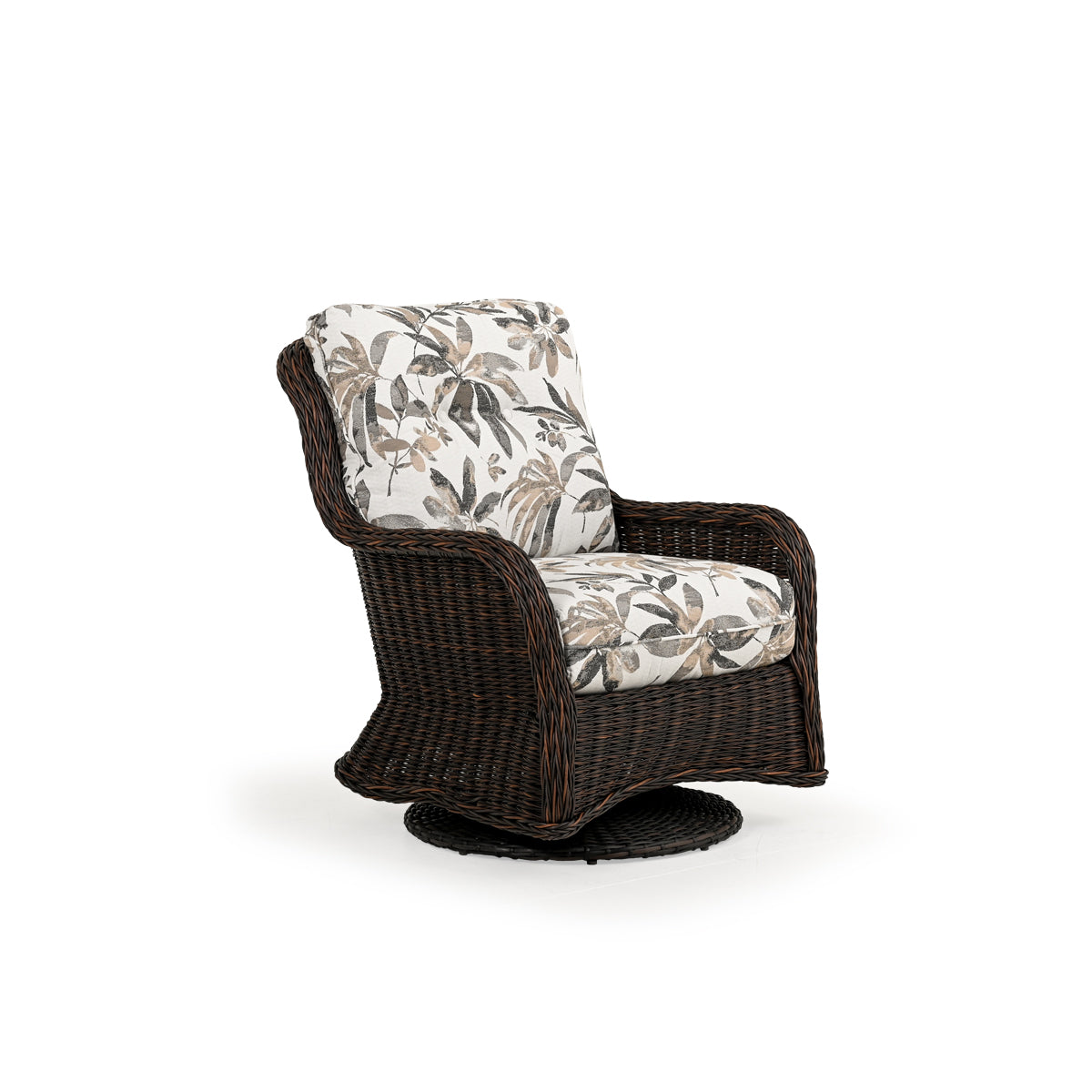 Maldives Outdoor Wicker Swivel Glider