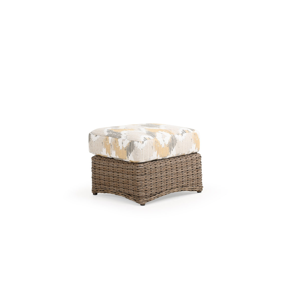 Maldives Outdoor Wicker Rectangle Ottoman