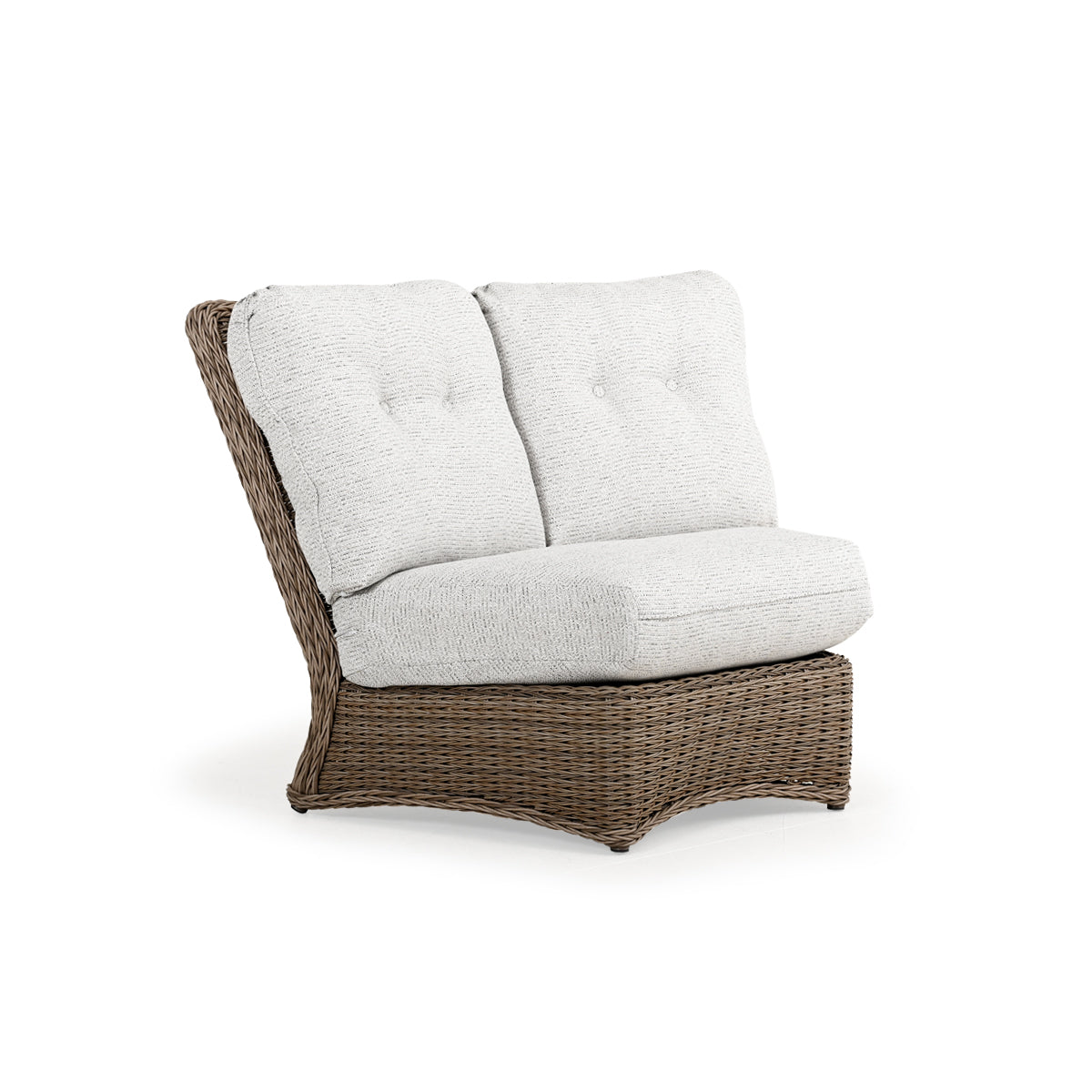 Maldives Outdoor Wicker 45 Degree Wedge Chair