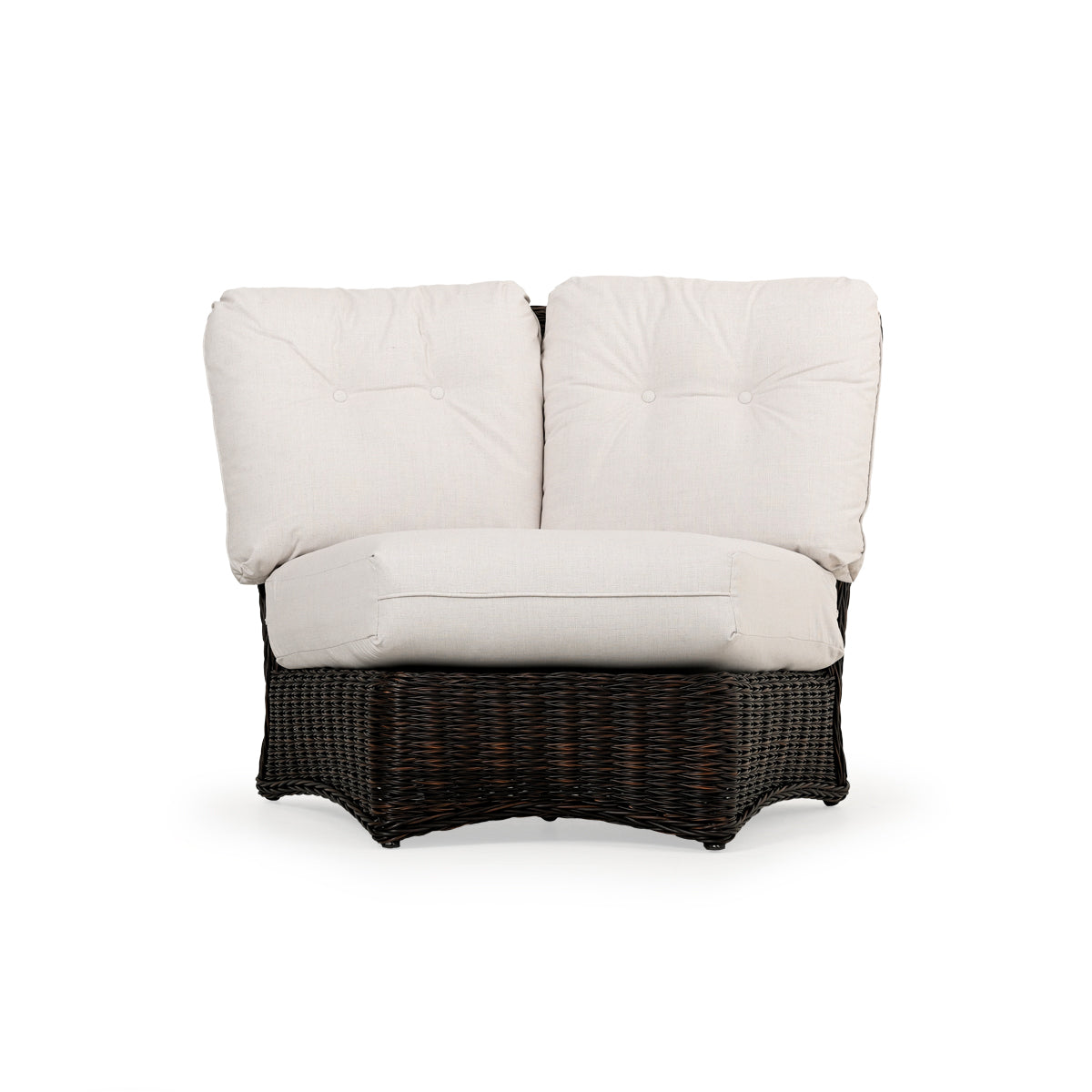 Maldives Outdoor Wicker 45 Degree Wedge Chair