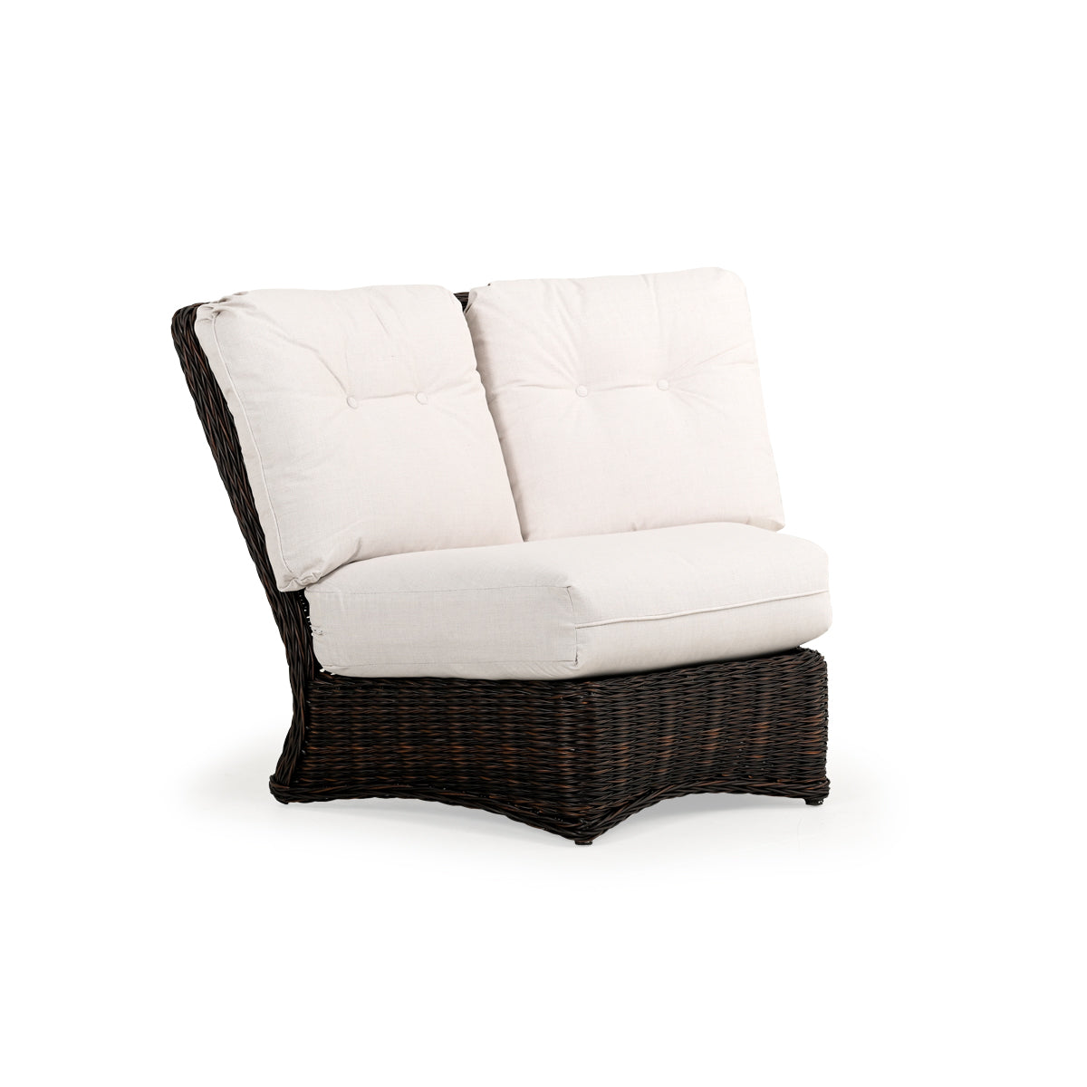 Maldives Outdoor Wicker 45 Degree Wedge Chair