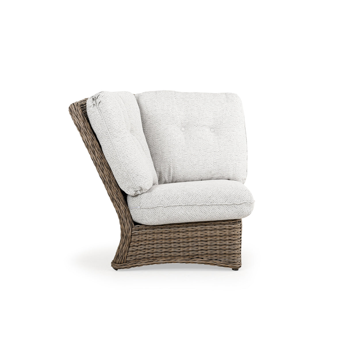 Maldives Outdoor Wicker 90 Degree Corner Chair