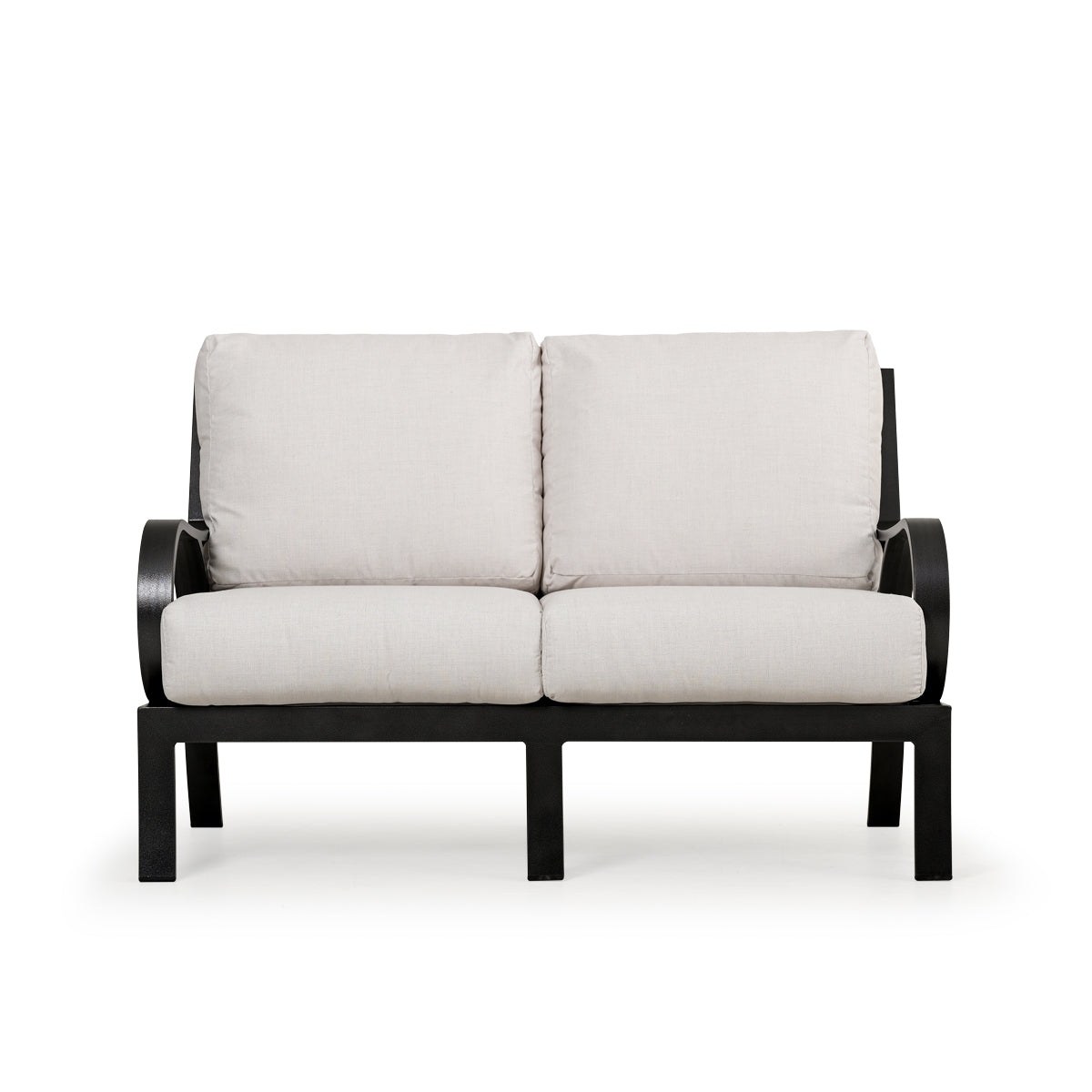 St. Martin Outdoor Aluminum Loveseat