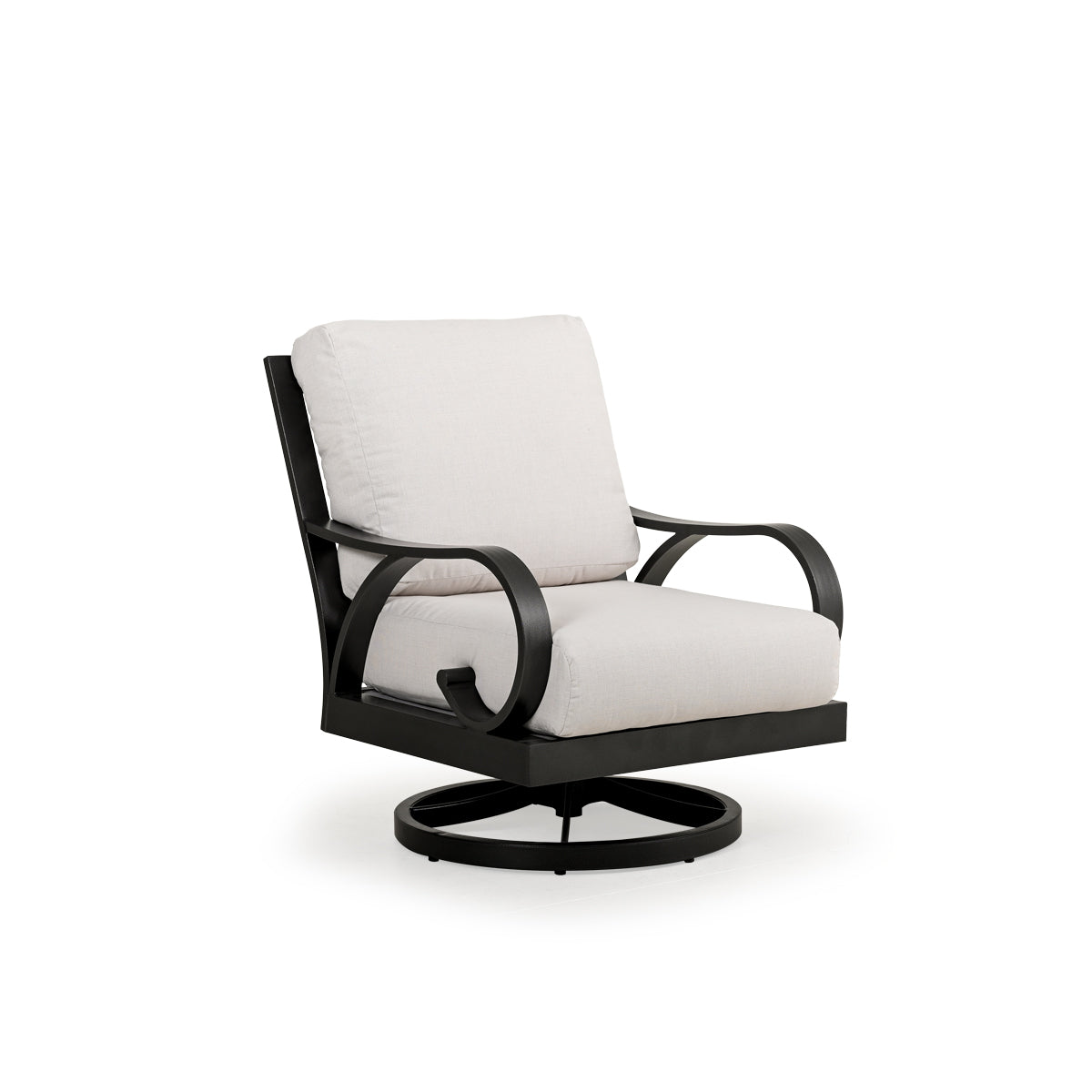 St. Martin Outdoor Aluminum Swivel Rocker