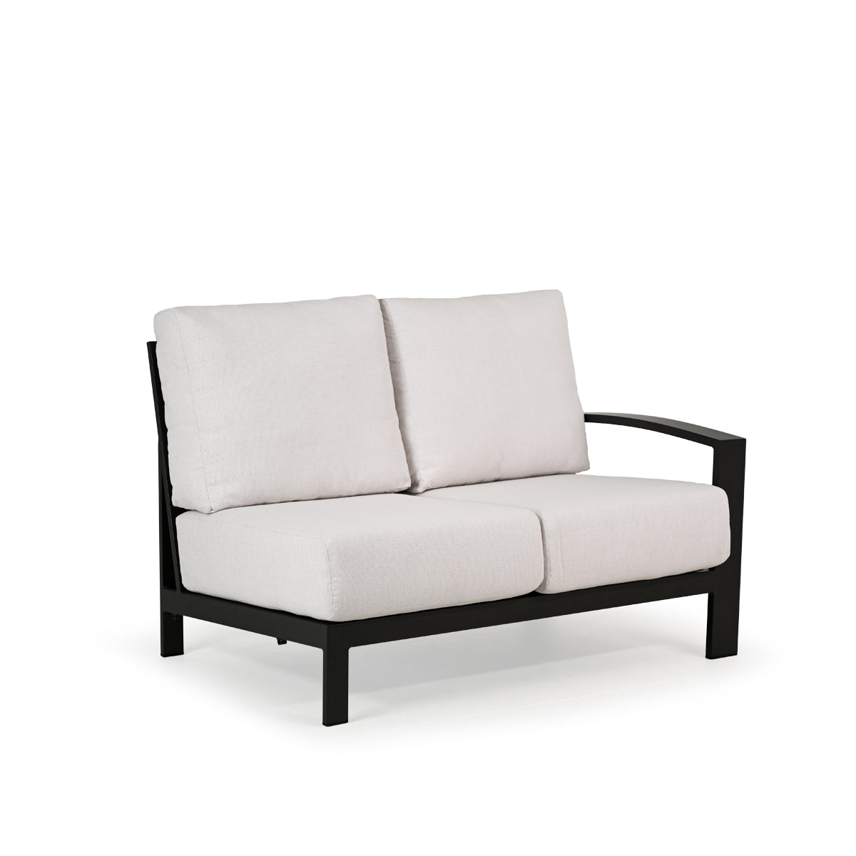 Costa Outdoor Aluminum Right Facing Arm Loveseat