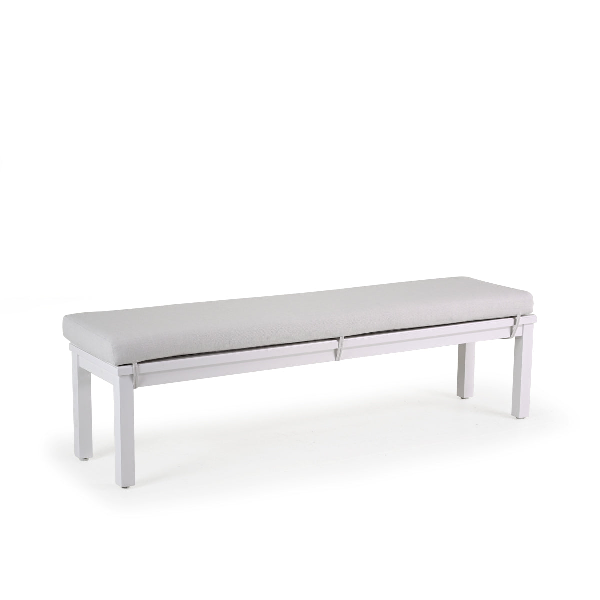 Costa Outdoor Aluminum 72" Dining Bench