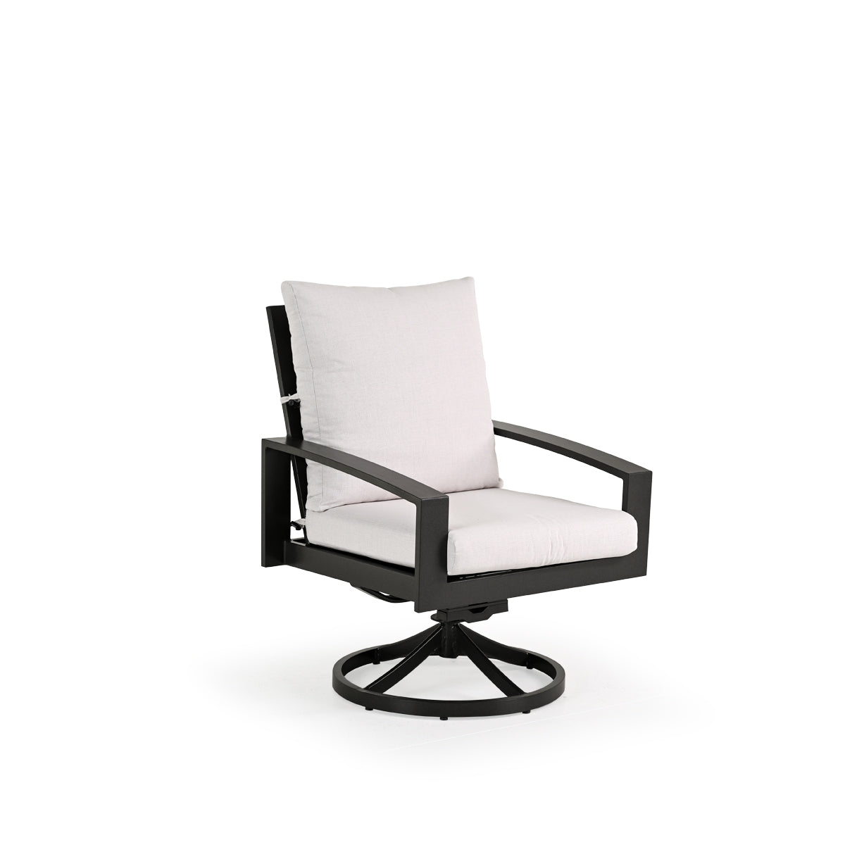 Costa Outdoor Aluminum Swivel Dining Chair