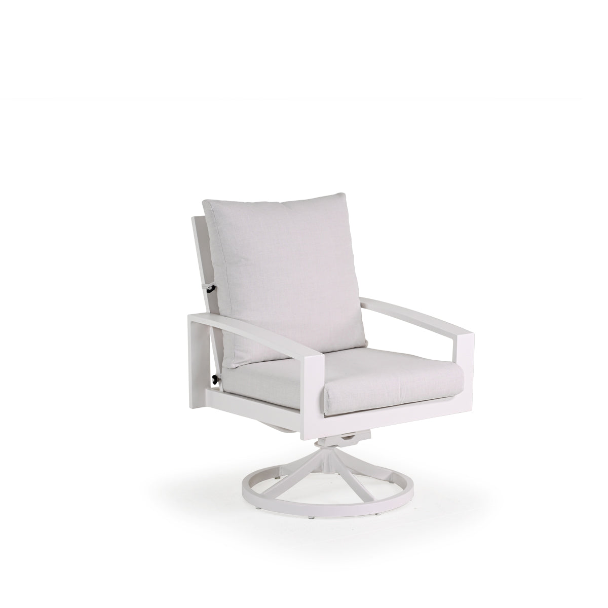 Costa Outdoor Aluminum Swivel Dining Chair