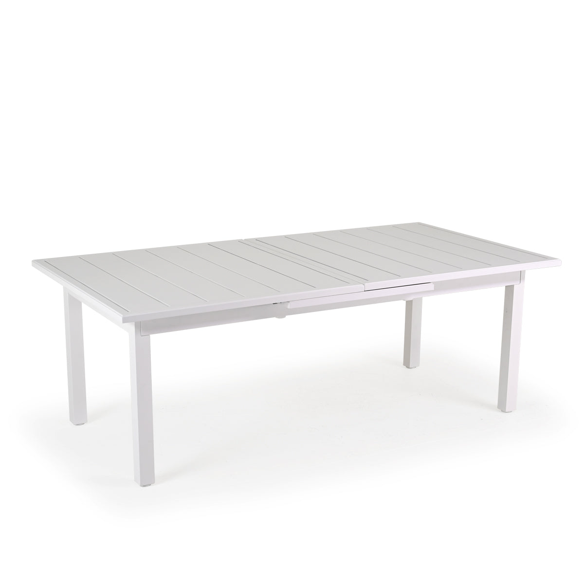 Costa Outdoor Aluminum 44" x 84-112" Rectangle Extension Dining Table
