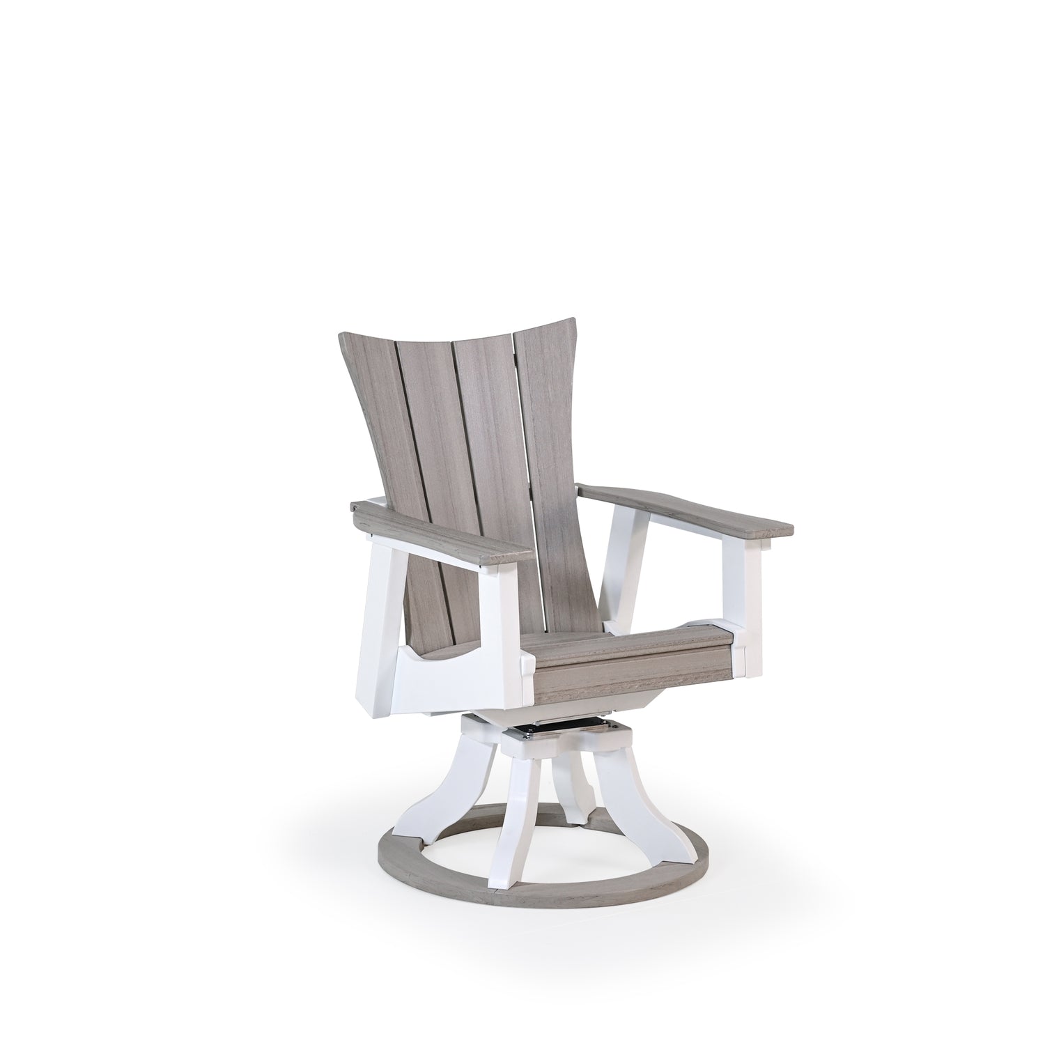 WAVZ Poly Lumber Swivel Dining Chair