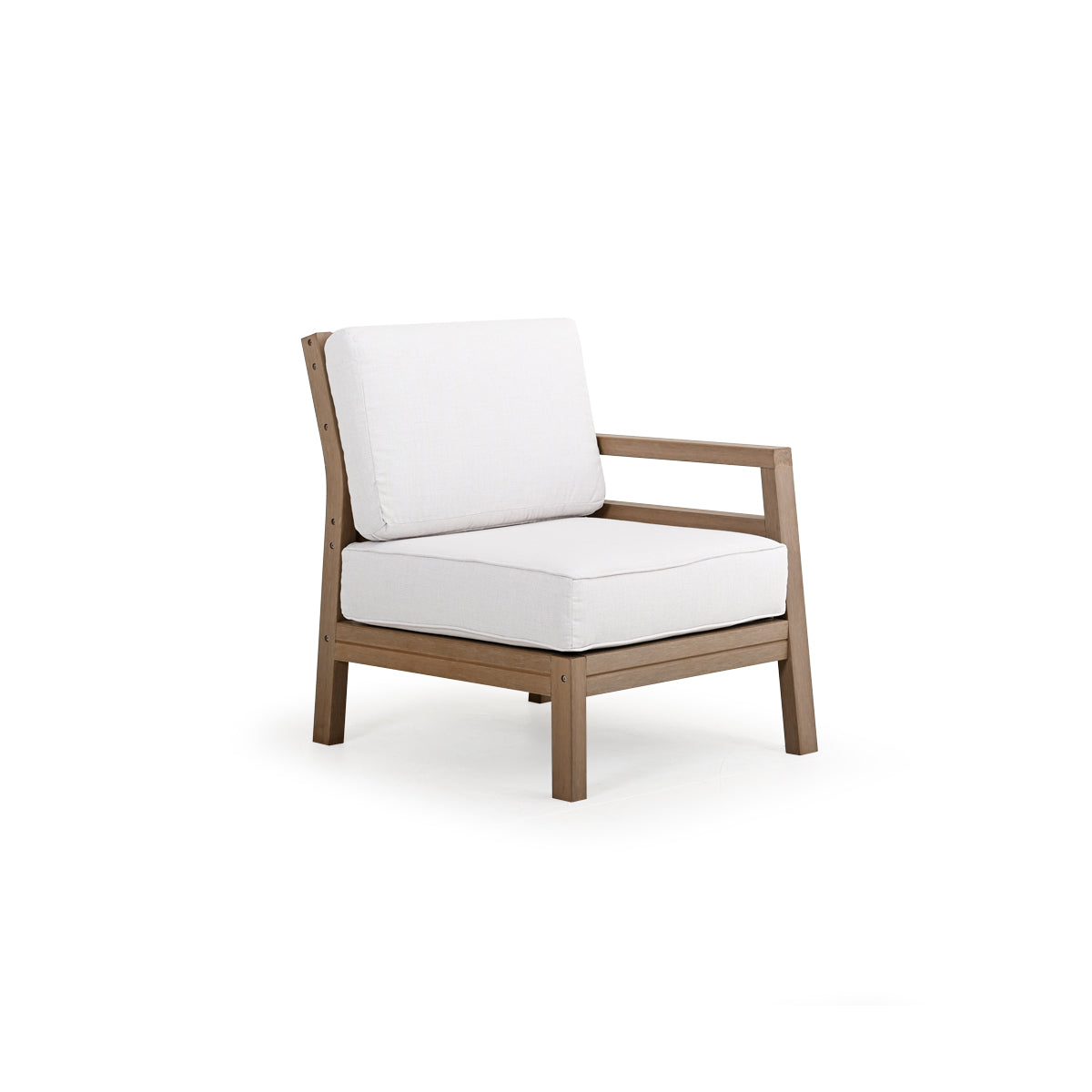 Maui Outdoor PoliSoulâ„¢ Right Facing Arm Chair