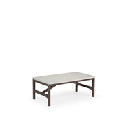 Cayman Outdoor PoliSoul™ Rectangle Cocktail Table with Cement Top