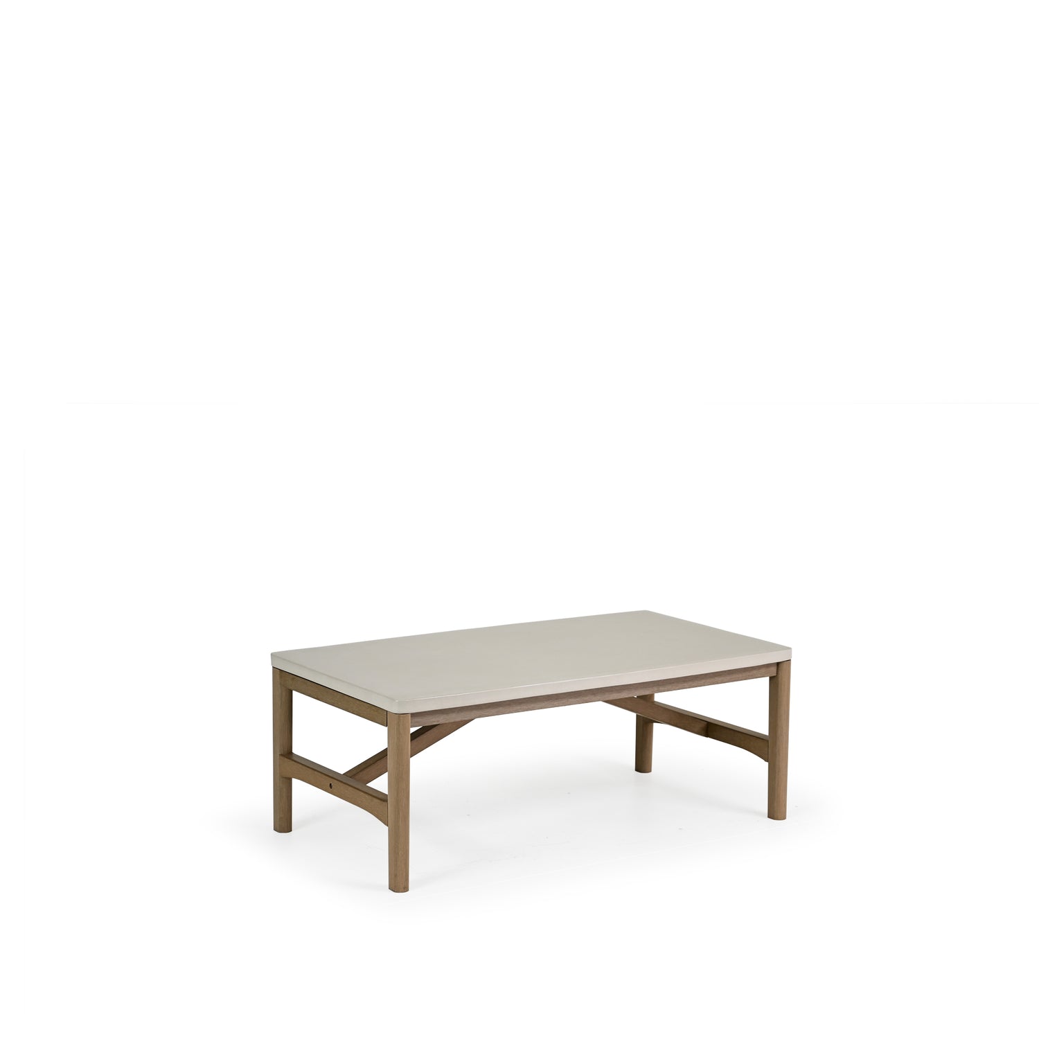 Cayman Outdoor PoliSoul™ Rectangle Cocktail Table with Cement Top