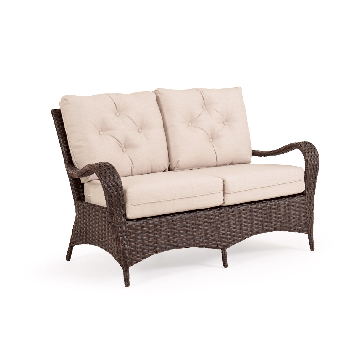 Kokomo Traditional Outdoor Wicker Loveseat