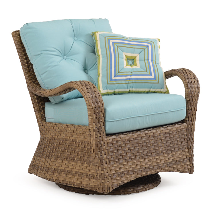Kokomo Traditional Outdoor Wicker Swivel Glider