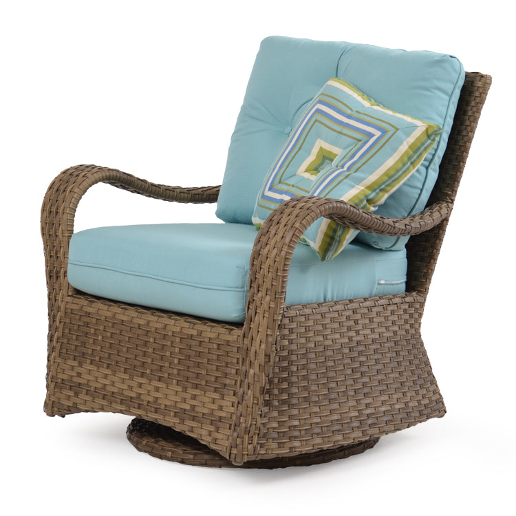 Kokomo Traditional Outdoor Wicker Swivel Glider