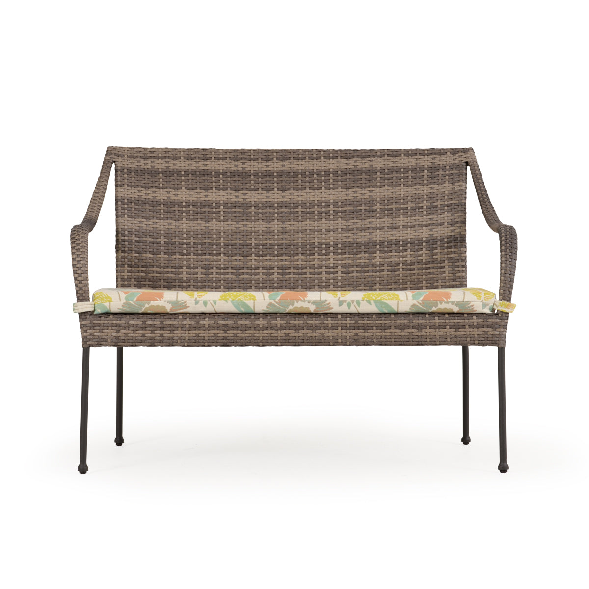 Garden Terrace Outdoor Wicker Bench