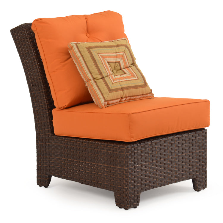 Kokomo Contemporary Outdoor Wicker Armless Chair