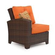 Kokomo Contemporary Outdoor Wicker Left Facing Arm Chair