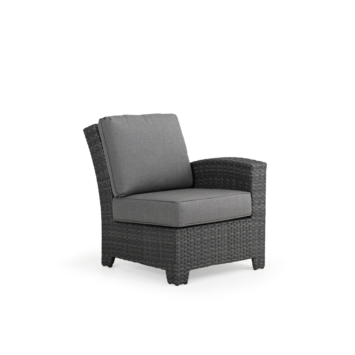 Kokomo Contemporary Outdoor Wicker Right Facing Arm Chair