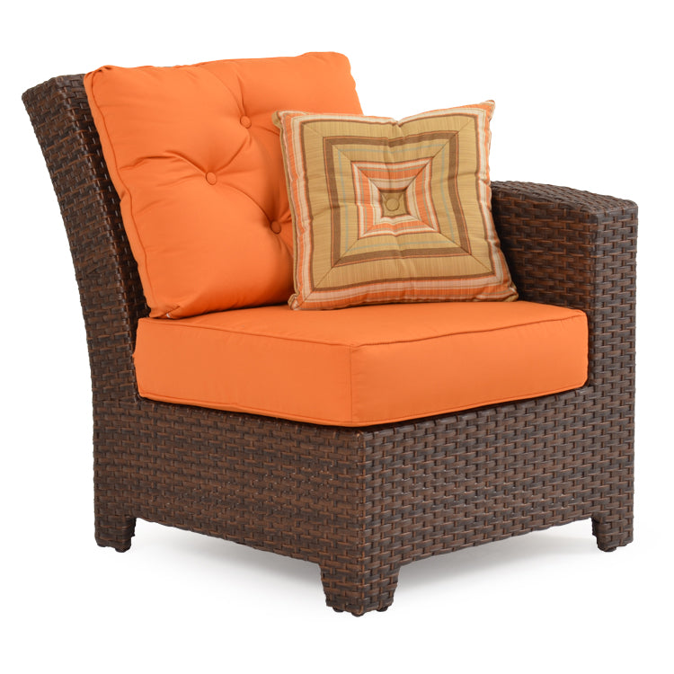 Kokomo Contemporary Outdoor Wicker Right Facing Reclining Arm Chair